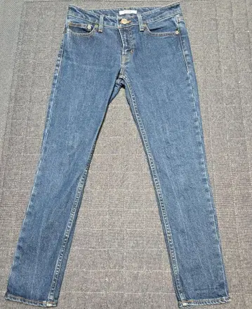 MOUSSY 마우지 스트레이트 데님 블루