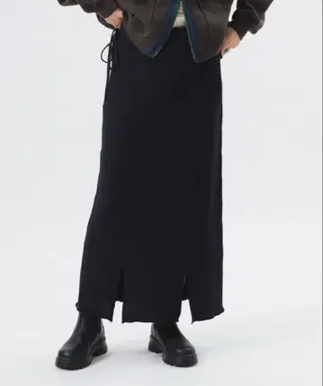 BEAMSBOY 밀리터리 니트 스커트