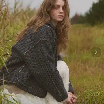 FREAK'S STORE 리버서블 체크 보아 자켓