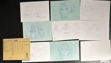 NARUTO 돌풍전 원화 엽서 나루토 사스케 이타치 점페스