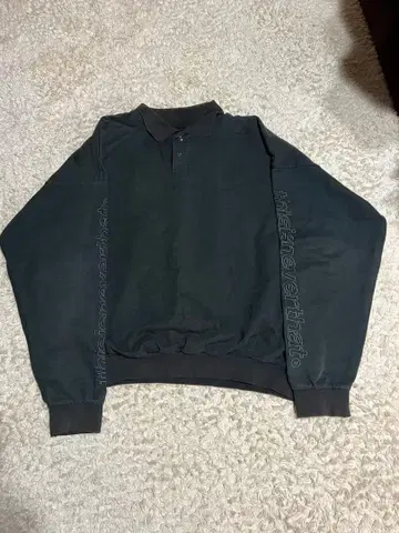 thisisneverthat 맨투맨 긴팔 피케 셔츠