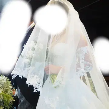웨딩 베일 3m 레이스 결혼식 빗 포함