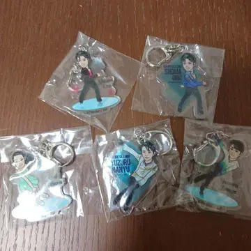 피겨 스케이팅 아크릴 키링 5개 세트