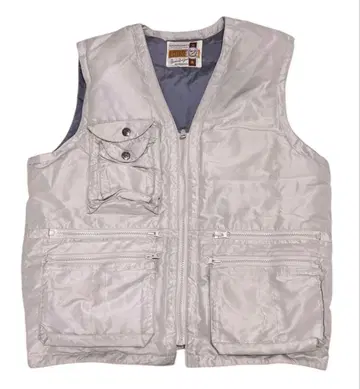 90s 빈티지 기믹 베이지 다운 베스트