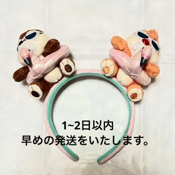 디즈니 캐릭터 튜브 머리띠