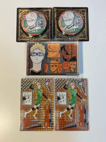 츠키시마 케이 아크릴 블록 생일 명장면 디오라마 피규어 생일 캔뱃지