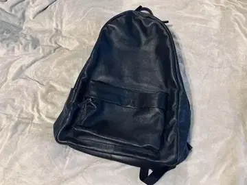 새상품급 유나이티드 애로우즈 블랙 가죽 펑셔널 데이팩 백팩