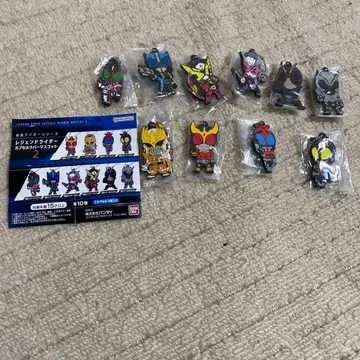 가면라이더 레전드 라이더 캡슐 러버 마스코트 2 전종