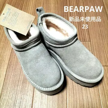 미사용 새상품 BEARPAW 매쉬 통굽 숏 어그 부츠
