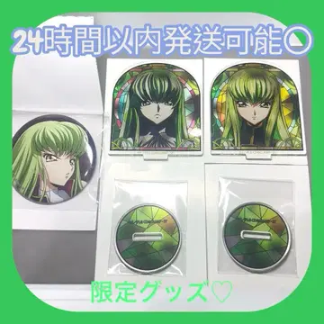 미사용 C.C. 아크릴 스탠드 캔뱃지 코드기어스 반역의 를르슈