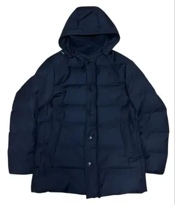 SHIPS 블랙 2way 다운 자켓 후디