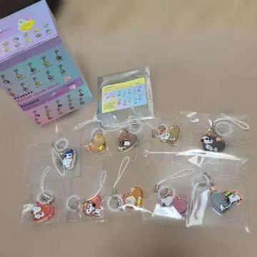 PEANUTS SNOOPY 마커 참 하트 전 10종 세트