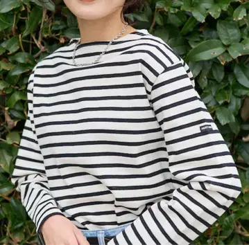 새상품급 SAINT JAMES 보더 긴팔 티셔츠