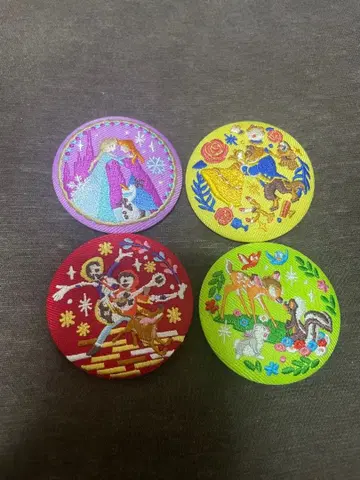 디즈니 디자인 캔뱃지 세트