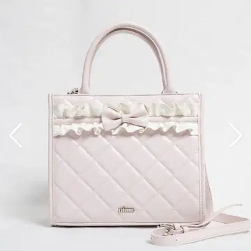 Pium 피움 프론트 프릴 퀼팅 2way 토트