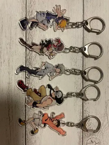 훌륭한 이 세계 아크릴 키링 5인 세트