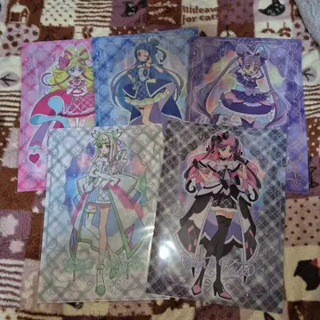 너와 아이돌 프리큐어 클리어 파일 5점