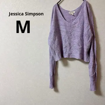 Jessica Simpson [ M ] 제시카 심슨 라벤더 긴팔 니트