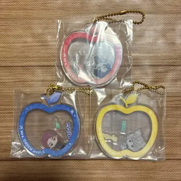 미세스 그린애플 제일복권 E상 아크릴 참 3종 컴플리트1