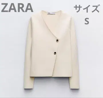ZARA 핏 니트 블레이저 고급 캐주얼
