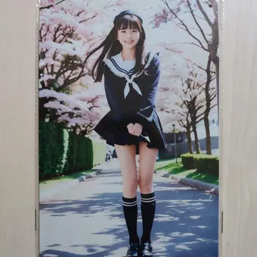 양철 간판 미녀