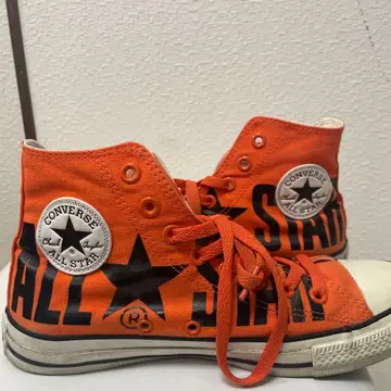 CONVERSE ALL STAR 오렌지 하이컷 스니커즈
