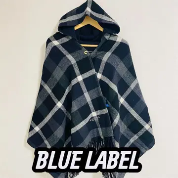 BLUE LABEL CRESTBRIDGE 체크 무늬 판초