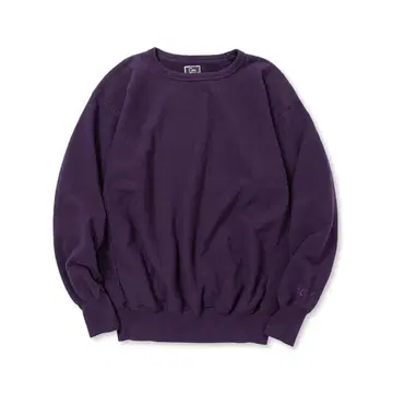 CALEE 칼리 60'S 크루넥 맨투맨 퍼플 사이즈 XL