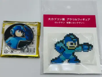 캡콤전 록맨 아크릴 피규어 캔뱃지 굿즈 세트