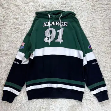 X-LARGE, 엑스라지, 센터 로고 후드티