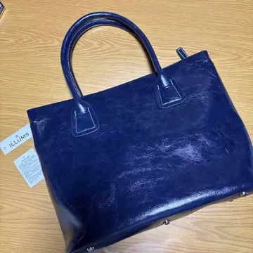 ILLUMS 네이비 토트백