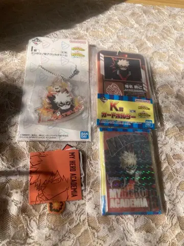 히로아카 제일복권 바쿠고 카츠키 아크릴 참 거울 카드 카드 홀더