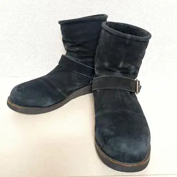 백래쉬 어그 부츠 BLACK