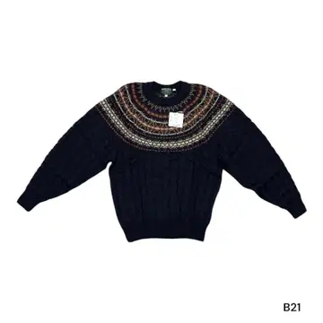 B21 boston&gallery 네이비 니트