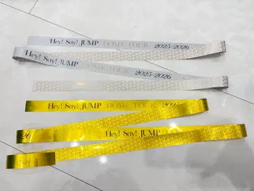 Hey!Say!JUMP S say 은색 테이프 흰금 세트