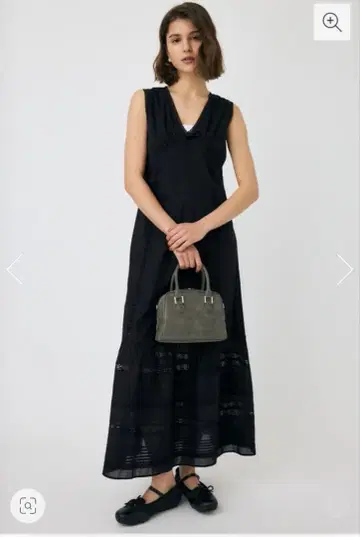 MOUSSY 마우지 LACE LONG 드레스 레이스 원피스