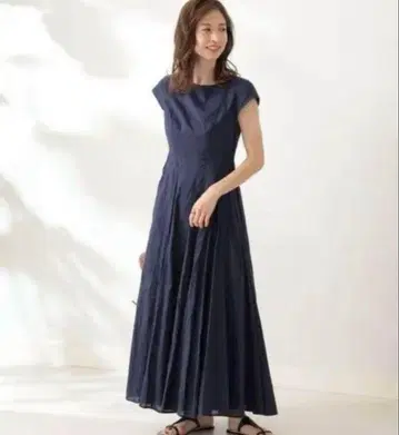 MARIHA 달의 꿈 드레스 네이비 38