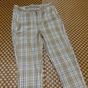 BELINDA OFFICIAL 체크 무늬 슬랙스