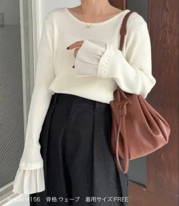 CAPRICIEUX LE'MAGE 커프스 수플레 니트