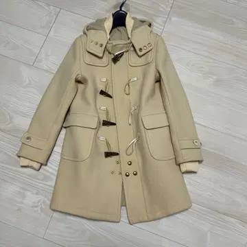 새상품급 SCYE BASICS 38 더플 코트 아이보리