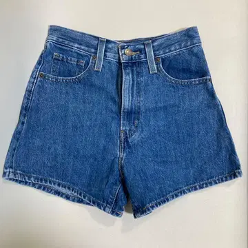 리바이스 하이 웨이스트드 맘 쇼츠