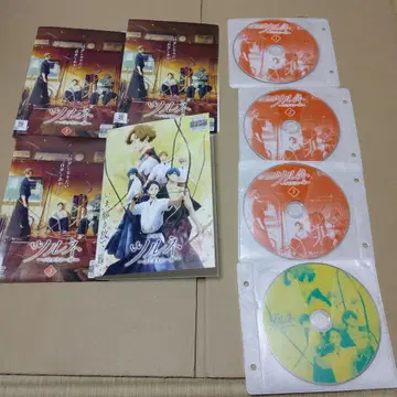 츠루네 이어지는 한 발 2기 전 3권 + 극장판 DVD 4장 세트