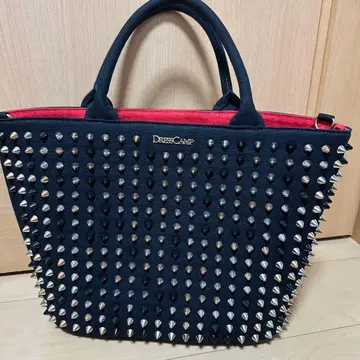 DRUNK CAMP 스터드 토트백