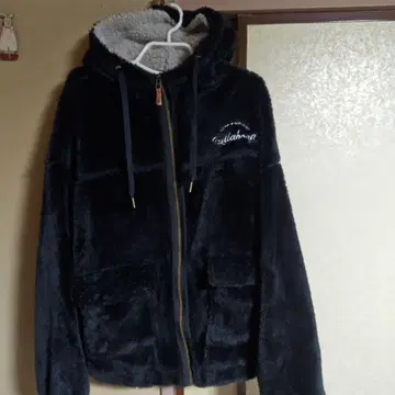 Billabong 플리스 후드 자켓 블랙