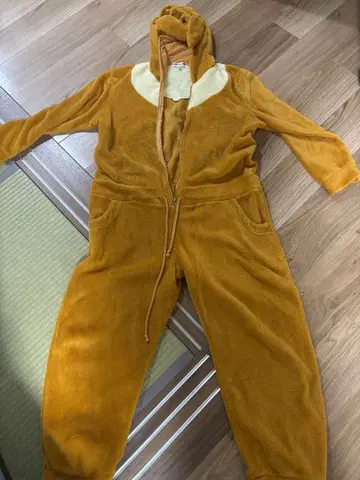 플리스 동물 디자인 점프수트