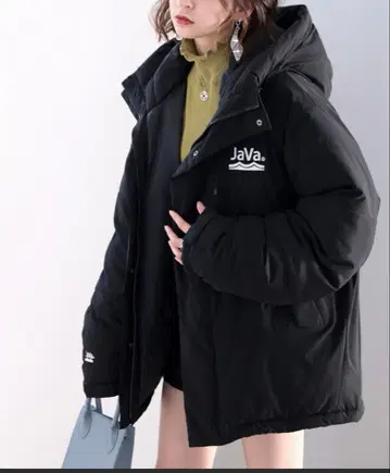 Java 블랙 L 사이즈 다운 자켓
