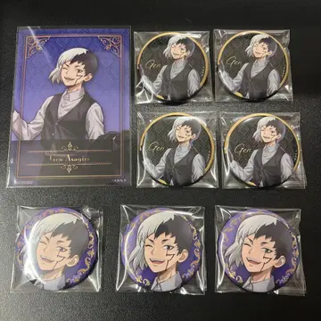 점프 페스타 Dr.Stone 캔뱃지 브로마이드 겐 블랙 슈트