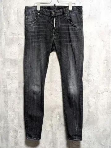 DSQUARED2 디스퀘어드 슈퍼 스키니진 블랙 48