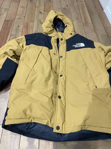 THE NORTH FACE 다운 자켓 베이지 블랙