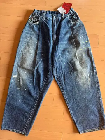 DENIM DUNGAREE 데님 턱 팬츠